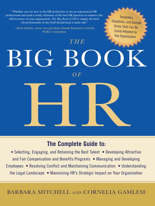 Title details for The Big Book of HR by Barbara Mitchell - Wait list